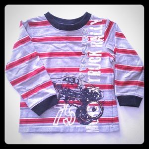 B.T. Kids 2T Striped Long Sleeve Boys Top